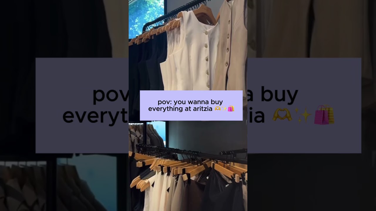 pov: you wanna buy everything at aritzia 🫶✨🛍️