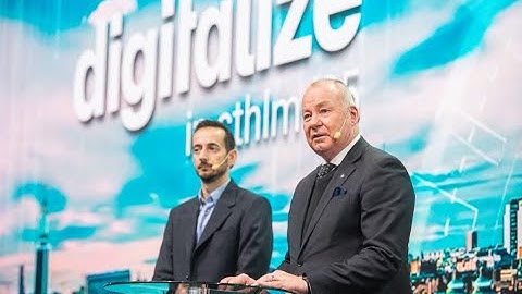 OPENING: Anders Söderholm, President van KTH & Siniša Zubić, Research Center Manager, Hitachi Energy