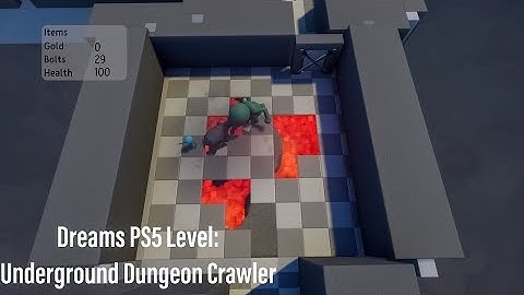 Dreams PS5 Level: Underground Dungeon Crawler #dreamsps5