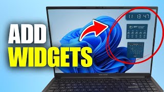 How To Add Widgets On Laptop Desktop (2025)