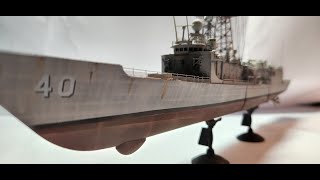 Academy 1/350 USS Oliver Hazard Perry Part 1