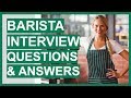 BARISTA Interview Questions And Answers (Starbucks, Costa Coffee Barista Jobs!)