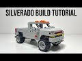 Lego chevrolet silverado 2500duramax diesel full build tutorial