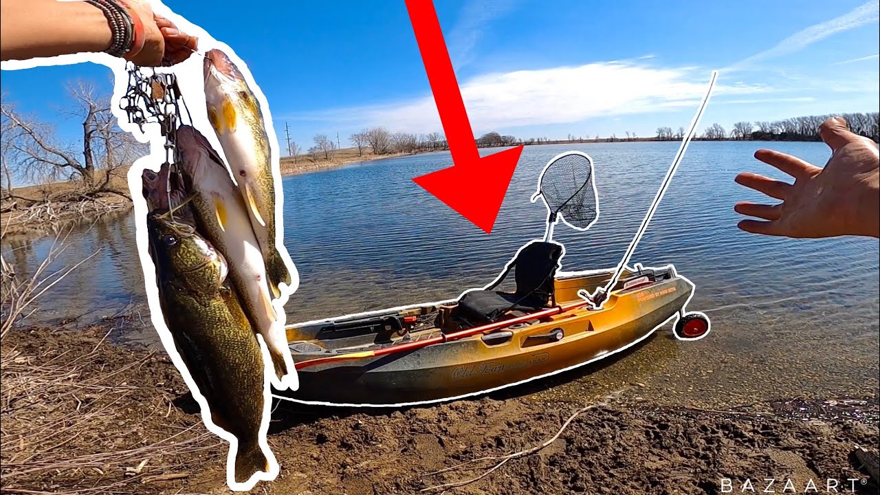 My First Time KAYAK Fishing For Walleye! (CATCH CLEAN COOK) 