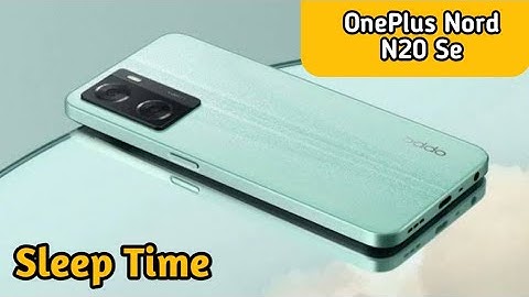 How To Change Screen Lock Time Setting In Oneplus Nord N20 Se, Sleep Time Setting