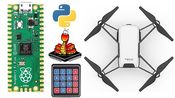 Drone control with keypad using  raspberry pi pico