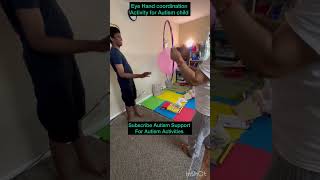 Eye Hand Coordination Activity for Autism l Occupational Therapy for Autism at Home #autism #shorts