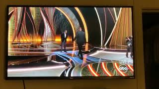 Will Smith hits Chris Rock at the Oscars