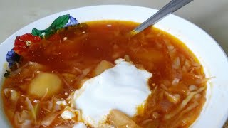 Кубанский борщ с фасолью.(мой вариант) Кубанский борщ с фасолью.(мой вариант)