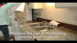 How to Install Instant granite around a sink. Find these products on applianceart.com and instantgranite.com. This detailed video 