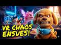 Cat's VR Nightmare Got WEIRD FAST 😱🎮 | Glitch Animation Comedy