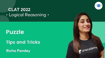 Puzzle l Tips and Tricks l Logical Reasoning l Unacademy Law l CLAT 2022 l Richa Pandey