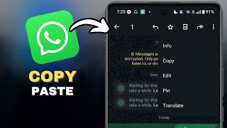 How To Copy & Paste On WhatsApp Android in SECONDS! screenshot 4