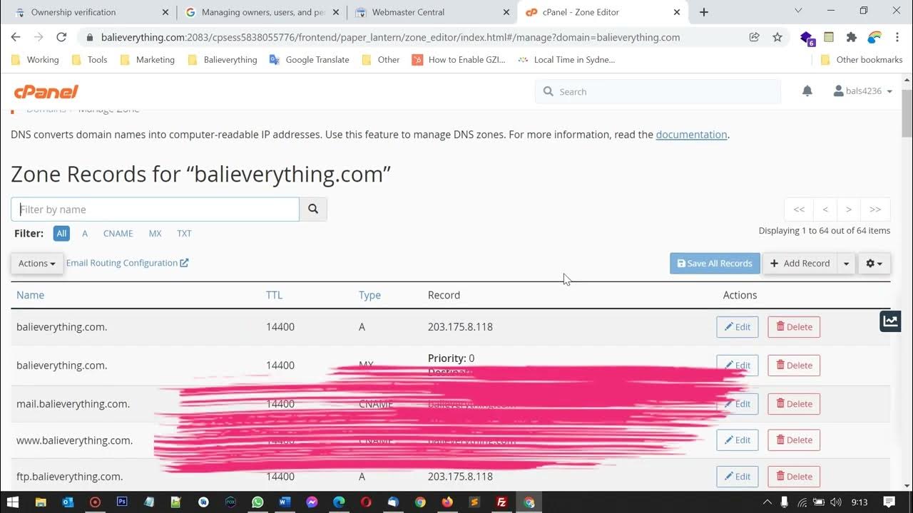 Re find DNS TXT record for a Property Google Search Console YouTube