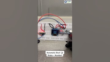 Arduino dice that rolls without touching! 🤯🎲Just shake #digitaldice #roboarmy #arduinoprojects