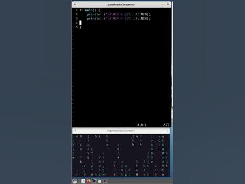Rust Language : unsigned Integer (8-bit) Data type - YouTube