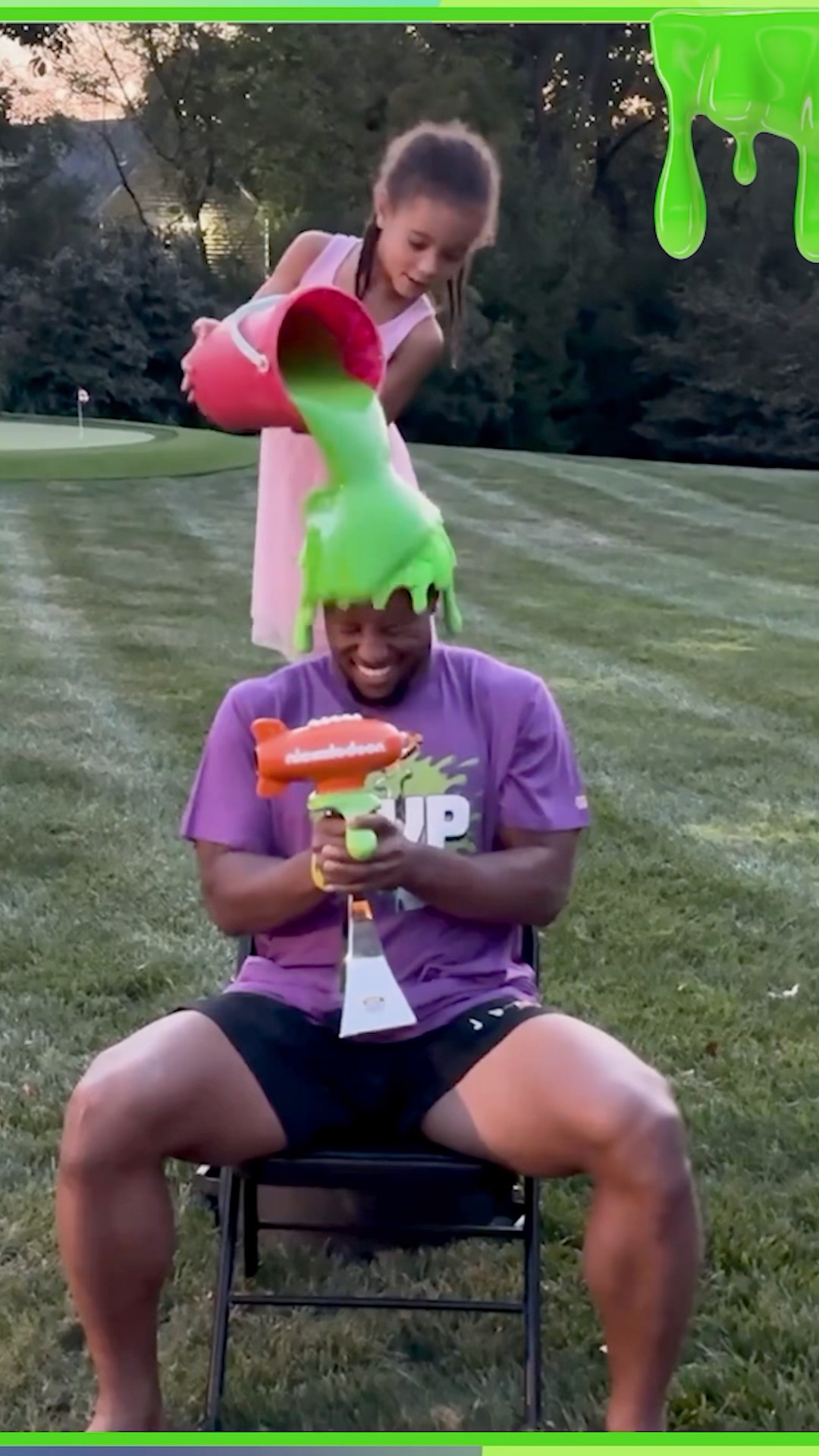 Saquon Barkley gets SLIMED!
