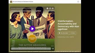 Prof Jagolinzer: "Free Speech" is an intentionally wrong cognitive framework for disinformation