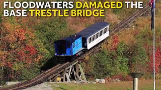Storm forces iconic New England railway to close early