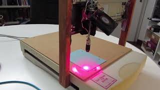 A4 home-made Laser Engraver grbl firmware update 1.1h