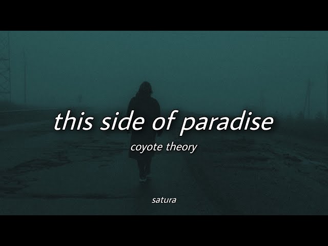 come be lonely with me :) #coyotetheory #thissideofparadise
