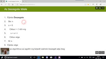 Az összegzés tétele - Visual C#
