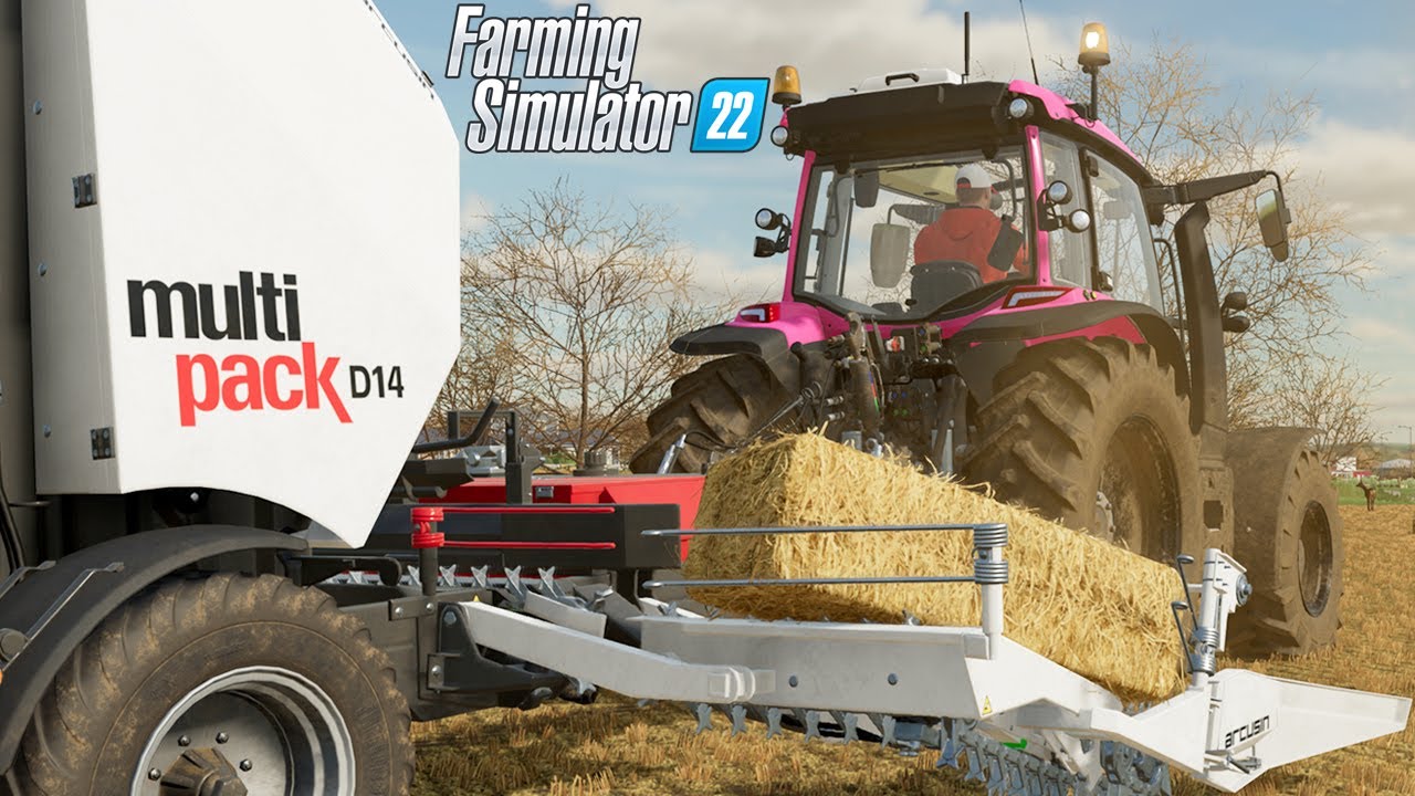 Farming Simulator 22 ganha novos tratores e ferramentas de feno