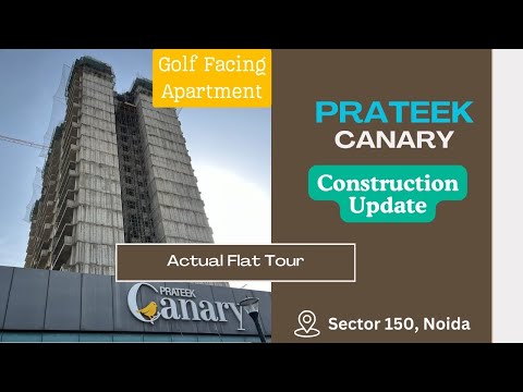 Prateek Canary - Construction update & Actual flat tour #prateekcanary #bricksbybricks #noida