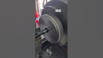 Boring Pulley timing on lathe #tipsandtricks #metalworking #lathework #machineshoplife