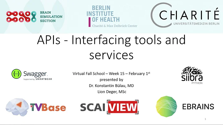APIS - Interfacing tools and services - Dr. Konsta...