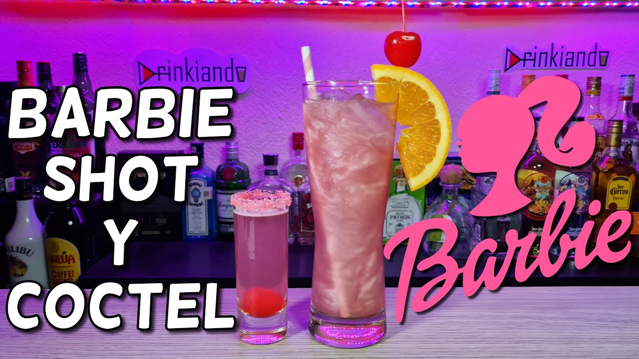 Barbie Shot Y Coctel - Recetas Originales Con Un Toque Glamuroso!