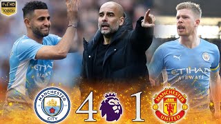 Manchester City vs Manchester United 4-1 | PL 2021-2022 | Extended Highlights FHD