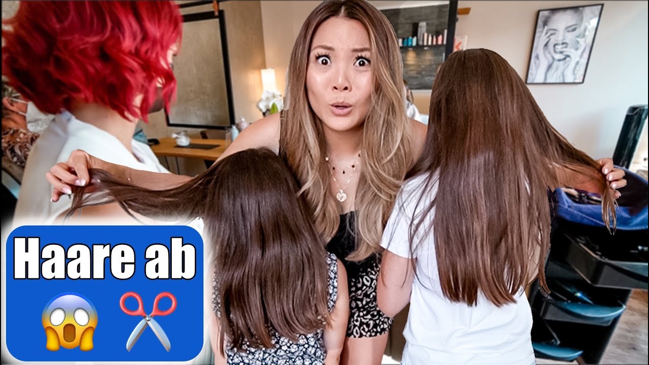 Haare ab 😱 Clara & Elisa bekommen kurze Haare! Friseur macht kurzen Prozess | Mamiseelen