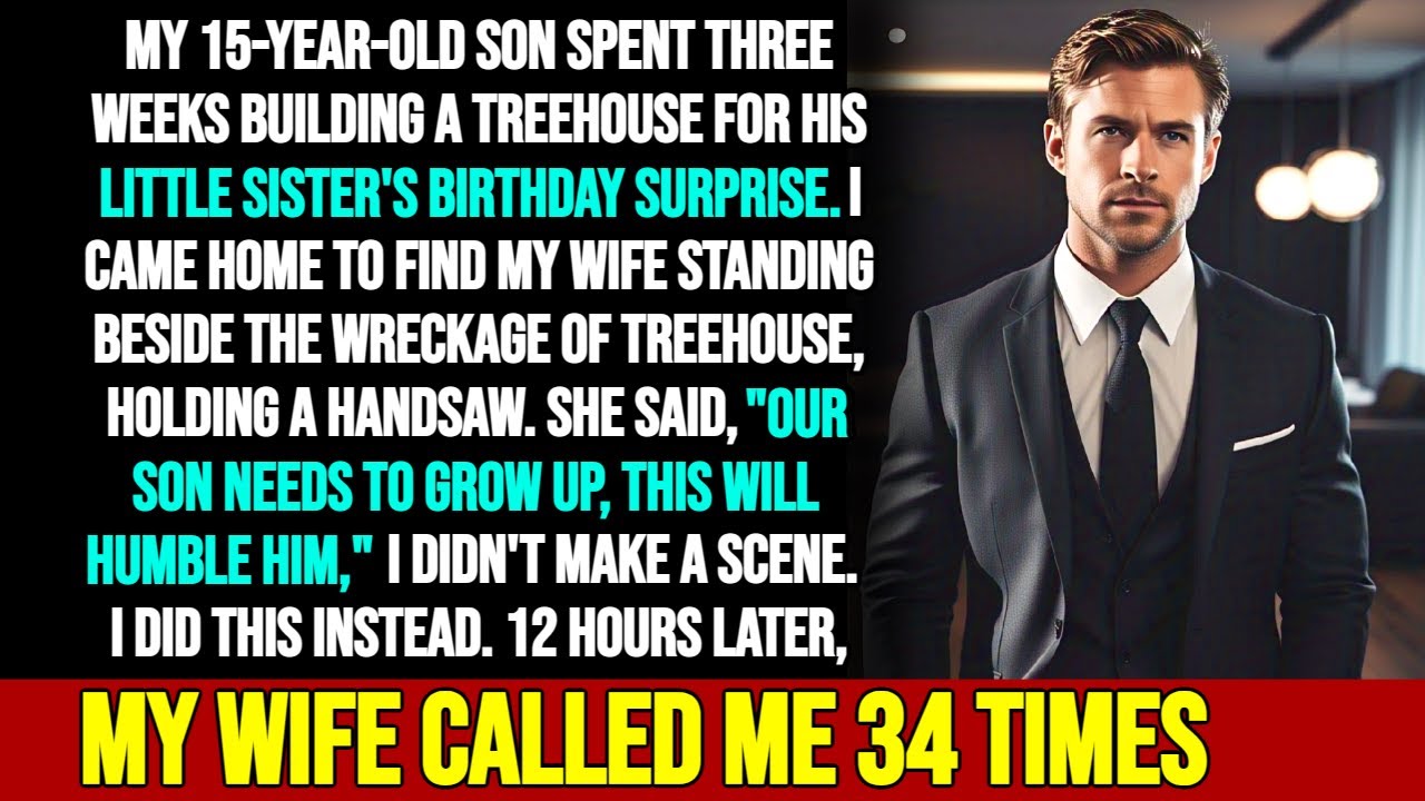 My Wife  Destroyed 3 Weeks of My Son's Work in Minutes—Then I Discovered Her Real Secret Plan