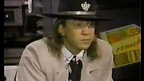 Stevie Ray Vaughan & DT on Much Music - Interview 1988