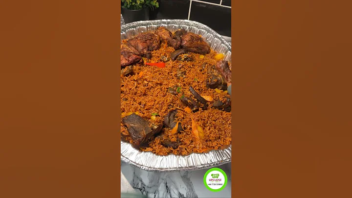 Authentic Ghana Jollof Rice #shortsfeed #jollofrice  #ghanafood