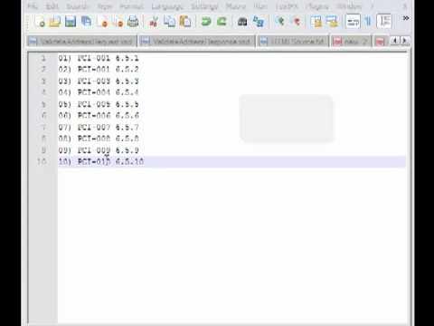 Notepad++ Column Editor Trick - YouTube