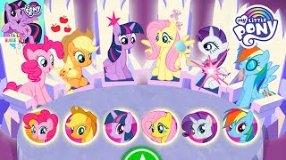 🌈 My Little Pony Harmony Quest 🦄 Rainbow Dash Fly Through and Drop Pinkie Pie Hypnotic Dance!
