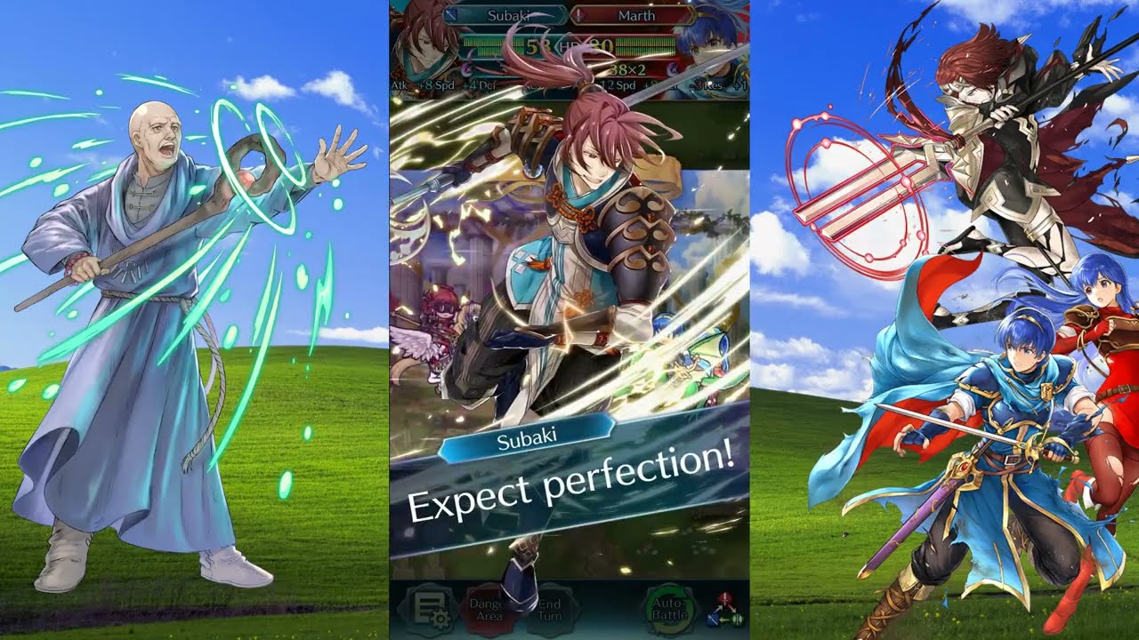 Fire Emblem Heroes: 1 Stars vs Abyssal Mythic Elm & Duo Marth