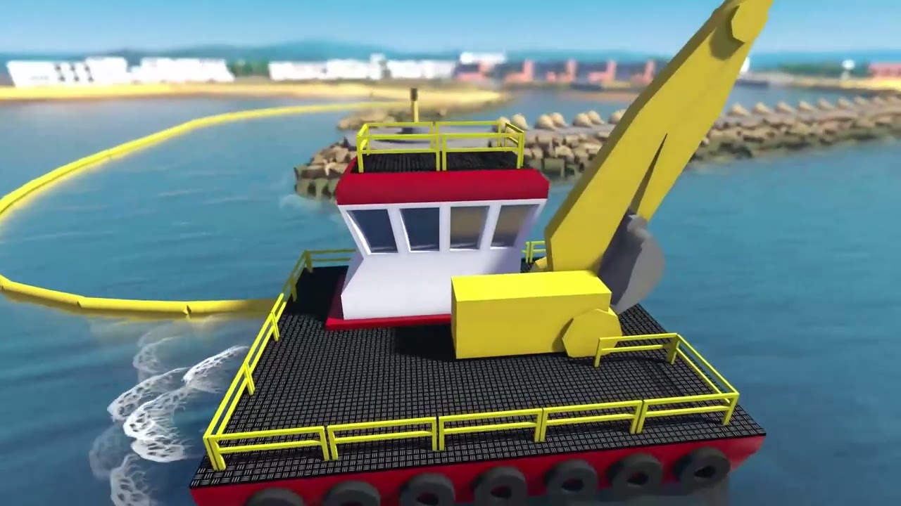 Recreació d'Endesa del desmantellament de la Central Tèrmica