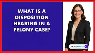 What Is A Disposition Hearing In A Felony Case