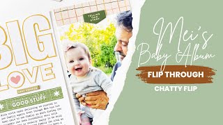 BABY ALBUM | Flip Through | Mei&#39;s Completed Baby Album