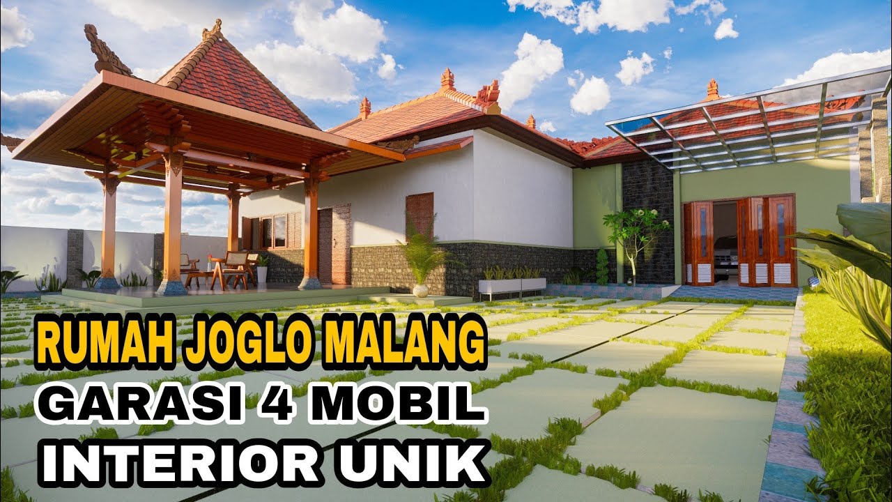 DESAIN RUMAH JOGLO KEKINIAN | Bikin Adem