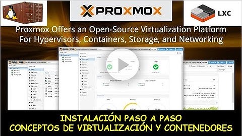 CAP #6: VIRTUALIZACION Y CONTENEDORES CON PROXMOX - INSTALACIÓN DE PROXMOX 6.2 PASO A PASO EN HD