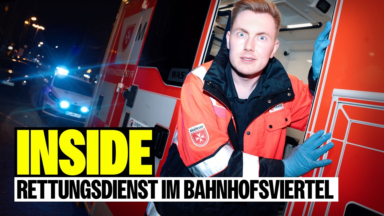 Eine Nacht Rettungsdienst im Frankfurter Bahnhofsviertel