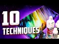 Les 10 techniques à connaitre - Peinture acrylique TUTO 2020