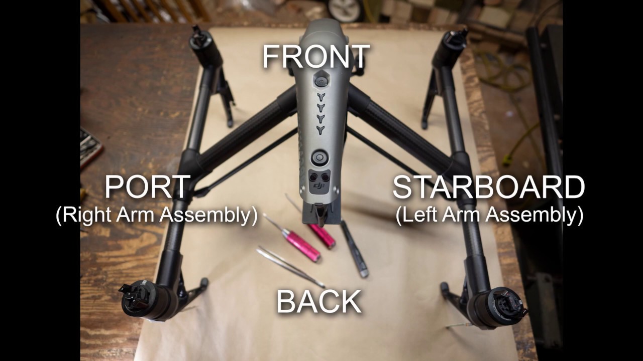 DJI Inspire 2 antennas wiring