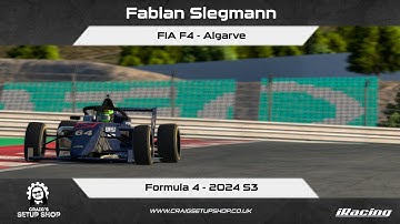 iRacing - 24S3 - FIA F4 - Formula 4 - Algarve - FS