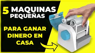 ¡5 MINI MÁQUINAS PARA GANAR DINERO DESDE CASA!  (Económicas y Rentables)