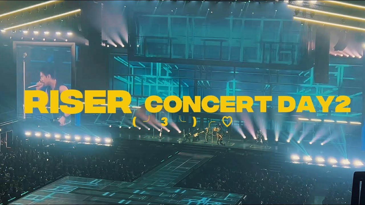 Vlog #riserconcertd2 สนุกมาก 🤭
